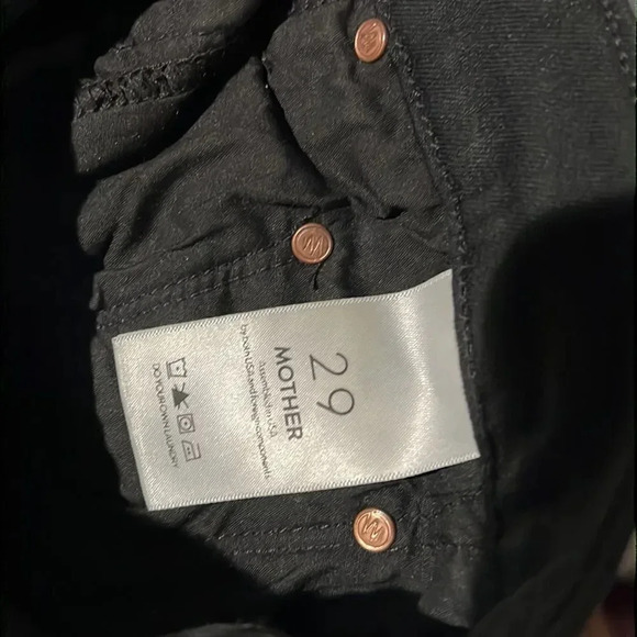 MOTHER THE INSIDER CROP STEP FRAY' STRIPE OUTSEAM JEANS - Picture 15 of 16